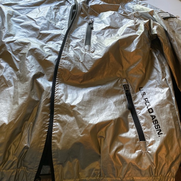 Brand new Silver Color US Polo Assn Jacket- Size Small - Picture 4 of 12